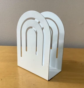 "De colección SPECTRUM DESIGNS SOPORTE PARA CARTAS Metal Blanco Brillante MCM Arco Iris 5" - Imagen 1 de 7