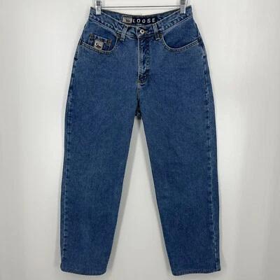 Pantalones de mezclilla para mujer Cruel Girl 9 cortos azules holgados sueltos vintage tiro alto Y2K Foto 1 de 4