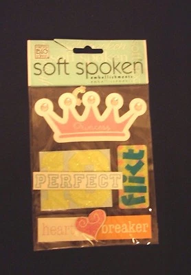 Mambi- Me & My Big Ideas-Princess Soft Spoken- 4 Dimensional Stickers- Brand New - Image 1 of 2