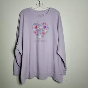 Life Is Good Crusher FLex Tee Size XXXL Long Sleeve Heavy Stretch Cotton Top - Picture 1 of 5