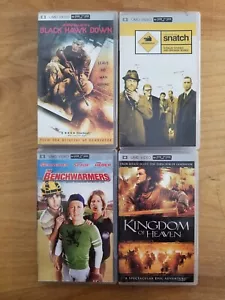 4/Lot PSP UMD Video Filme Benchwarmers, Snatch, Kingdom of Heaven, Black Hawk D - Bild 1 von 3