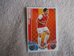 Match Attax 2010/11 football "SAMIR NASRI" #11 Arsenal Trading Card