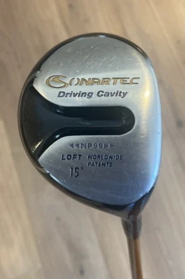 Sonartec modelo NP99 15° Loft madera de calle ⛳ diestro rígido flexible varilla de grafito ~42,5" Foto 1 de 4