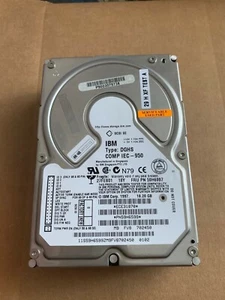 IBM DGHS IEC-950 (18.2GB) 3 1/2" 7200 RPM Ultra-1 SCSI 80 PIN 59H6997 59H6599 - Afbeelding 1 van 2