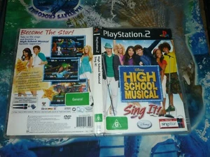 HIGH SCHOOL MUSICAL SING IT (PS2 GAME, G) (N/N K) - Picture 1 of 3