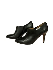 Bota Coach Seneca para mujer talla 8,5 tacón botín cuero negro suave zapato de vestir - Imagen 1 de 10