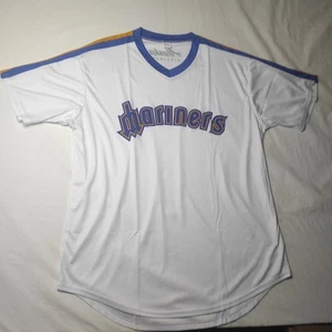Seattle Mariners XL White Jersey Game Giveaway Alaska Airlines Trident - Picture 1 of 7