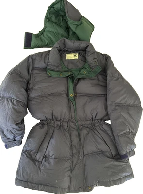 LL Bean Women’s Large Purple Goose Down Jacket - Image 1 of 4