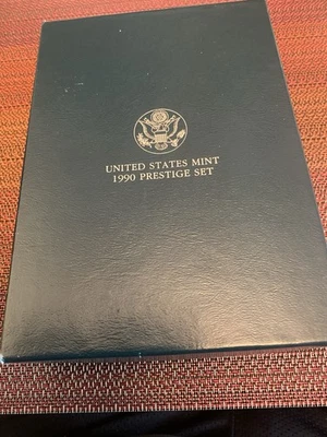 💥1990-S💥 US Mint Prestige Proof Set, Eisenhower Silver Dollar, COA & OMP💥💥 - Image 1 of 4