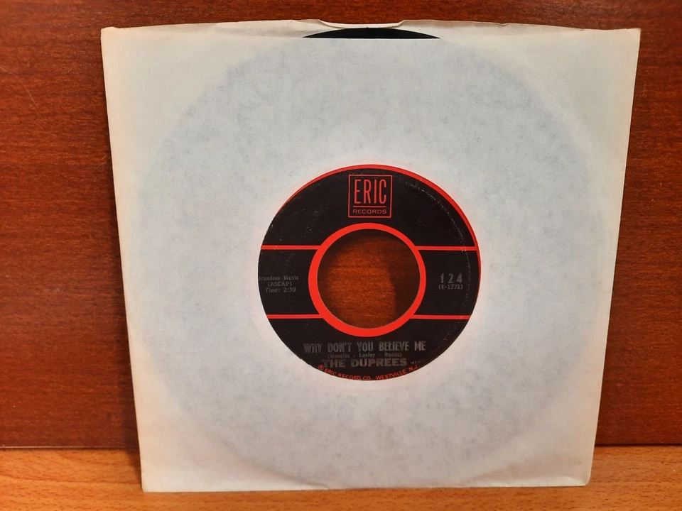 45 / The Duprees / Reissue / Why Don't You Believe Me / Exodus Foto 1 de 1
