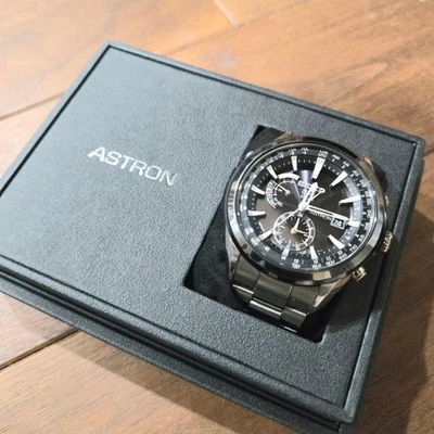 Reloj de pulsera Seiko Astron 7X SBXA003 GPS solar titanio esfera negra para hombre usado Foto 1 de 4