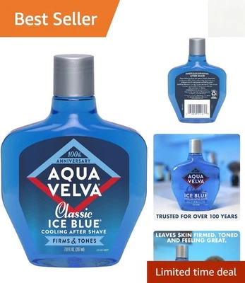 Soothing Ice Blue After Shave Lotion - 7 oz, Refreshing for Post-Shave Care - Image 1 of 4