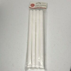 Wilton Dowel Rods White 4 Pack Hollow Plastic 12.75" Length X 0.75" D (4-Pack)