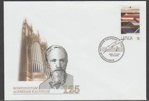 LATVIA Special seal 2004, MUSIC, Composer Alfreds Kalniņš 125 - Picture 1 of 1