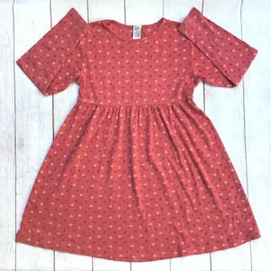 Gap Girls Floral Dress Size Medium 8 Pink Yellow Long Sleeve Pleated Y2K Vintage - Picture 1 of 6