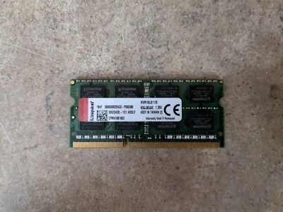 KINGSTON 8GB 2RX8 1G X 64 BIT PC3L-12800 CL11 204 PIN 99U5428-101.A00LF C3-1(2) - Image 1 of 4