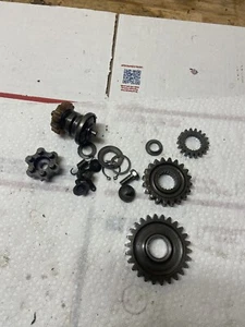 1991 KAWASAKI KX 250 MISC. Gears Primary Idle Shift Drum Arm Power Valve Govenor - Picture 1 of 12