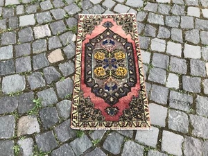 Turkish Antique rug Bohemian Area rug Oushak rug Vintage Rug Handmade Wool rug - Picture 1 of 10