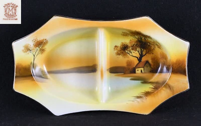 Noritake Tree In The Meadow Two Part Relish (8 1/2" by 5") - Image 1 of 4