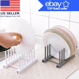 Kitchen Dish Bowl Plate Drying Utensils Rack Organizer Drainer Holder Storage - Picture 1 of 9