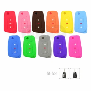 Silicone Cover fit for TOYOTA Corolla iM C-HR RAV4 SCION Flip Remote Key Fob 3B - Picture 1 of 44