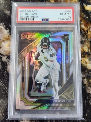 2022 Chris Olave RC #360 Select Suite Level Silver Prizm Psa 10 Gem Mint * - Image 1 of 2