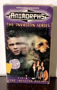 Animorphs The Invasion Series: Part One (VHS, 1998) Shawn Ashmore, Brooke Nevin - Foto 1 di 3