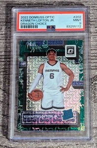 2022 Donruss Optic Dragon Choice Kenneth Lofton Jr. RC (PSA 9)