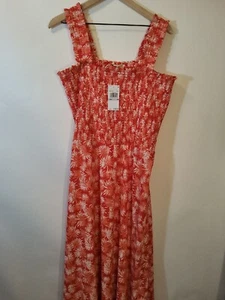 MICHAEL KORS Womens Sangria Hem Sleeveless Maxi Fit + Flare Dress Plus 1X - Picture 1 of 5