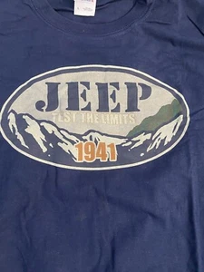 JEEP Time Tested 1941 Tee-Shirt T-Shirt Brand NEW Large Quality Jerzees Cotton - Picture 1 of 4