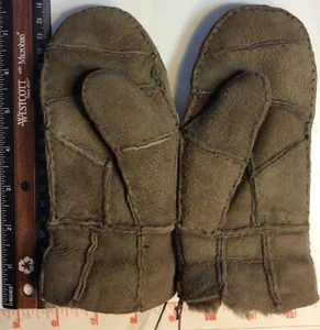 Lammfell Shearling Kinder Fäustlinge Handarbeit 1-5 Jahre Neu - Bild 1 von 3