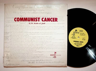 1961 Communist Cancer By Dr. Walter H. Judd Vinyl LP Record VG+ - Image 1 of 4