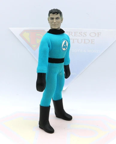 Vintage Mego Mr Fantastic (Four) WGSH 8" Action Figure ~Complete & All Original Cover