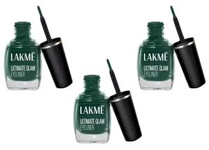 Lakme Ultimate Glam Semi-Matte Cream Eye Liner Semi Matte Green 9ml - Picture 1 of 6