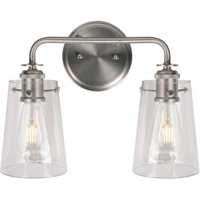Forte Lighting 5118-02-55 Ronna Bathroom Vanity Light Brushed Nickel - Image 1 of 4