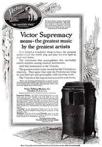 1917 Victor, Victrola: Supremacy Means the Greatest Music Vintage Print Ad - Picture 1 of 1
