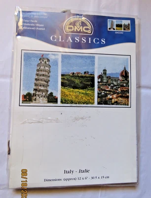 Kit de punto de cruz contado clásico DMC puntos de referencia de Italia #K5342 Foto 1 de 3