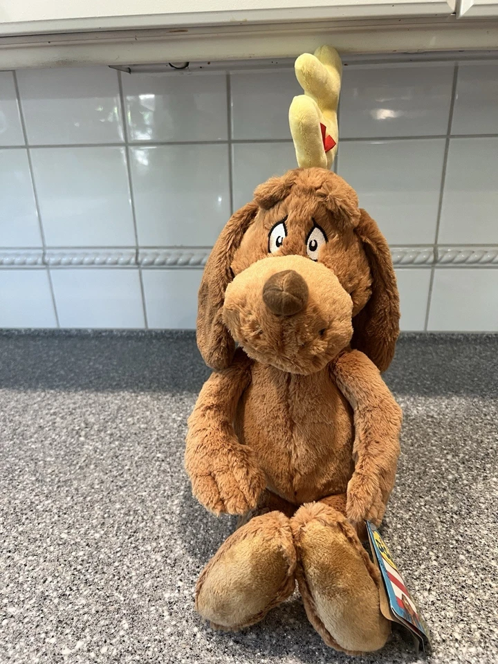 Dr. Seuss Cómo el Grinch Robó Navidad MAX EL PERRO Peluche Aurora 20" Foto 1 de 4