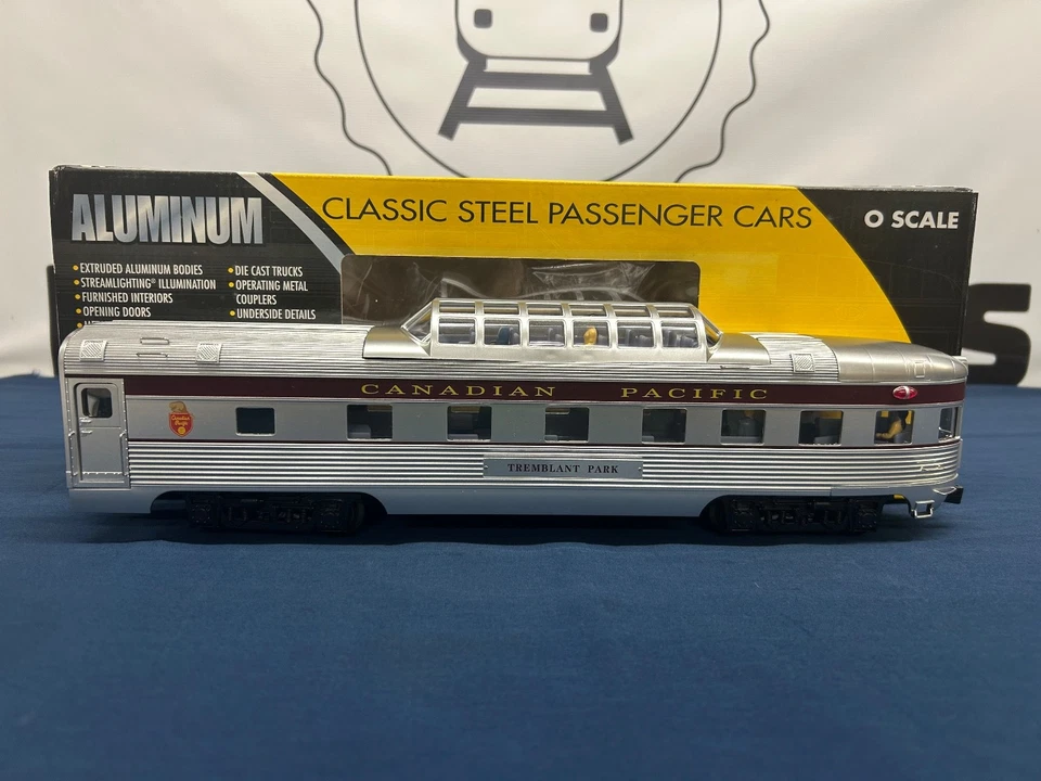 Пассажирский вагон для наблюдения K-line алюминиевый Canadian Pacific 15 футов купол K4618-10003 - Изображение 1 из 4