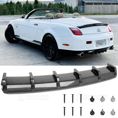 Aleta de fibra de carbono difusor trasero parachoques alerón labio para Lexus SC430 SC300 SC400 Foto 1 de 4