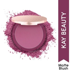 Kay Beauty Matte Blush Deep Plum Shade For Makeup 8.5g - Picture 1 of 8