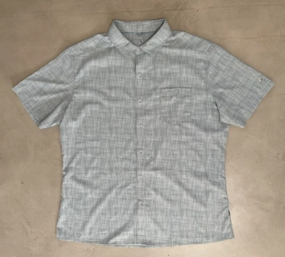 Kuhl Persuadr Shirt Green Button Up Short Sleeve Outdoor Hiking Stretch Mens XL - Image 1 of 4