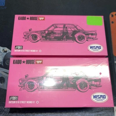 CHASE 1/64 Mini GT Kaido House Datsun 510 Street Nismo V1 Pink 091 - Image 1 of 4