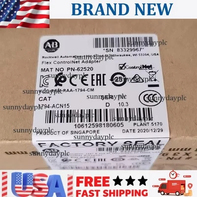 Nuevo módulo adaptador Allen-Bradley 1794-ACN15 Flex E/S Ser D AB 1794ACN15 Foto 1 de 4