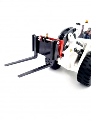 Quick-Change + Palette Fork for Wheel Loader HUINA Liebherr L 566 1:14 1:16 New - Image 1 of 4