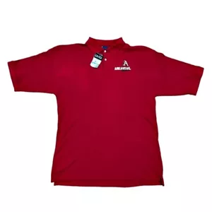 NEW University of Arkansas Razorbacks Golf Polo Shirt Size 2X Old Varsity Brand - Picture 1 of 9