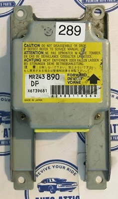 97-00 Dodge Avenger SRS MR243890 Restraint Control Module OEM - Image 1 of 2