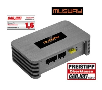AMPLIFICATORE CLASSE D 2 CANALI MUSWAY P2 ·210 WATT RMS amplificatore compatto - Immagine 1 di 4
