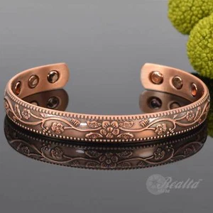 Pulsera magnética de cobre para mujer joyería magnética efectiva ~ muñeca pequeña ~ FC - Imagen 1 de 4