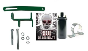 Alternator Bracket Kit w/ 12V Hot Coil fits John Deere M, MC, MI, MT, 40 Tractor - Picture 1 of 2
